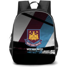 West Ham United F.C. Backpack StudentPack - West Ham United F.C. Logo Stripe Background