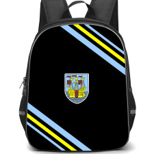 Weymouth Football Club Backpack School Bag StudentPack - Weymouth Football Club Large Logo With Stripe