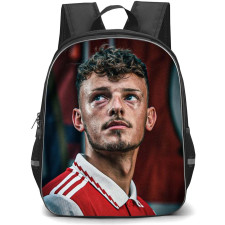 Ben White Backpack StudentPack - Ben White Arsenal F.C. Side Portrait Poster