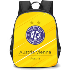 FK Austria Wien Backpack School Bag StudentPack - Logo Poster In Yellow Background