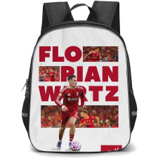 Florian Wirtz Backpack School Bag StudentPack - Paper Collage Portrait Poster