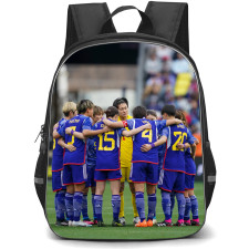 Japan Women's National Football Team Backpack StudentPack - Japan Women's National Football Team Pre-Match Team Talk Poster