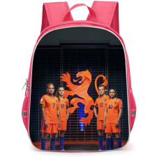 Netherlands Women's National Football Team Backpack StudentPack - Netherlands Women's National Football Team Standing On Logo