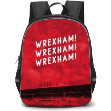 Wrexham Backpack StudentPack - Wrexham Word Art Red Background