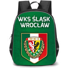 Silesia Wroclaw Backpack School Bag StudentPack - Logo Poster In Green Background