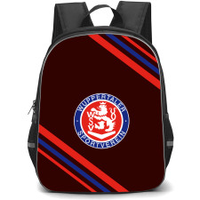 Wuppertaler SV Football Club Backpack School Bag StudentPack - Large Logo With Stripe