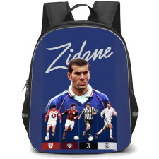 Zinedine Zidane Backpack StudentPack - Zinedine Zidane Different Football Teams