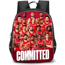 Fiba World Cup 2023 Canada Backpack StudentPack - Canada Men's National Team Poster