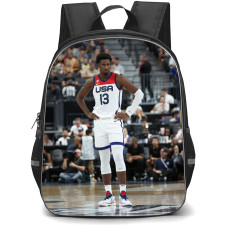 Fiba World Cup 2023 Jaren Jackson Jr. Backpack StudentPack - Jaren Jackson Jr. USA 13 Standing Poster