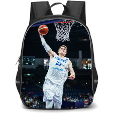 Fiba World Cup 2023 Lauri Markkanen Backpack StudentPack - Lauri Markkanen Finland 23 Dunking Poster