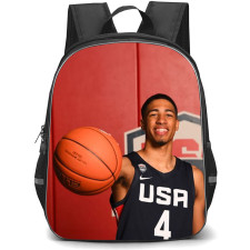 Fiba World Cup 2023 Tyrese Haliburton Backpack StudentPack - Tyrese Haliburton USA 4 Holding Ball Poster