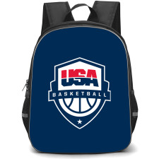 Fiba World Cup 2023 USA Backpack StudentPack - USA Basketball Team Logo On Blue Background