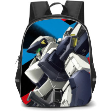 Full Metal Panic Arbalest Backpack School Bag StudentPack - Arbalest Side Portrait On Red And Blue Background