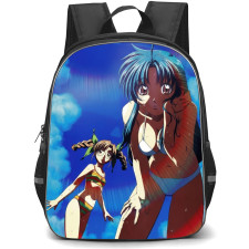 Full Metal Panic Backpack School Bag StudentPack - Kyoko Tokiwa And Kaname Chidori Bikini Portrait