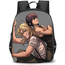 Full Metal Panic Backpack School Bag StudentPack - Melissa Mao And Kurz Weber Back To Back Portrait