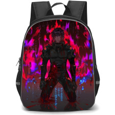 Full Metal Panic Sousuke Sagara Backpack School Bag StudentPack - Sousuke Sagara Kneel Blood Portrait