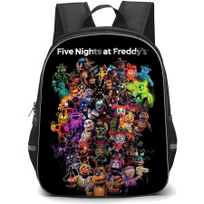 Five Nights At Freddys School Backpack StudentPack - Characters Collage Black Background