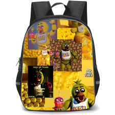 Five Nights At Freddys Chica School Backpack StudentPack - Chica Collage Let's Eat
