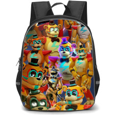 Five Nights At Freddys Freddy School Backpack StudentPack - Glamrock Freddy Collage