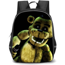 Five Nights At Freddys Freddy School Backpack StudentPack - Golden Freddy Character Art Black Background
