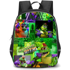 Five Nights At Freddys Montgomery Gator School Backpack StudentPack - Montgomery Gator Collage