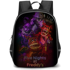 Five Nights At Freddys School Backpack StudentPack - Nightmare Characters Illustration