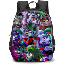 Five Nights At Freddys Roxanne Wolf School Backpack StudentPack - Roxanne Wolf Collage