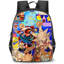 Five Nights At Freddys Sun School Backpack StudentPack - Sun Collage Blue Background