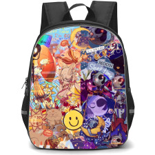 Five Nights At Freddys School Backpack StudentPack - Sun and Moon Collage Sleep Time