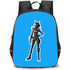 Fortnite Highwire School Backpack StudentPack - Highwire Sticker On Blue Background