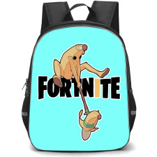 Fortnite Peely Backpack StudentPack - Peely Holding another Banana Fortnite Logo