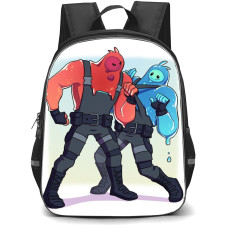 Fortnike Rippley Backpack StudentPack - Rippley Sludge Fighting Illustration
