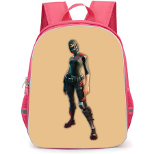 Fortnite Scarlet Commander School Backpack StudentPack - Scarlet Commander Sticker On Beige Background