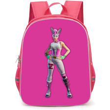 Fortnite Stella School Backpack StudentPack - Stella Sticker On Pink Background