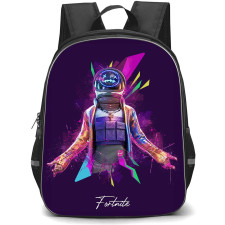 Fortnite Travis Astro School Backpack StudentPack - Travis Scott Astro On Purple Background
