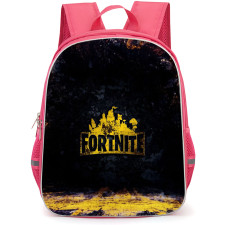 Fortnite School Backpack StudentPack - Fortnite Yellow Logo On Black Background