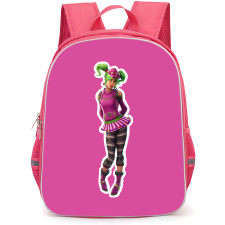 Fortnite Zoey School Backpack StudentPack - Zoey Sticker On Pink Background