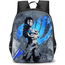 Fairy Tail Gray Fullbuster Backpack StudentPack - Gray Fullbuster Blue Sign Poster