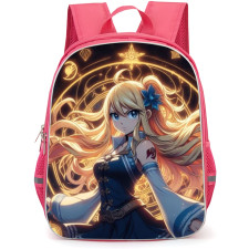 Fairy Tail Lucy Heartfilia Backpack StudentPack - Lucy Heartfilia Yellow Circle Background