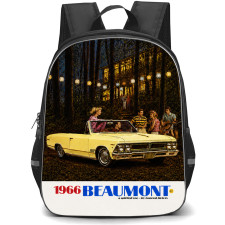 1966 Beaumont Backpack School Bag StudentPack - 1966 Beaumont Vintage Advertisement Poster