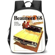 1968 Beaumont Backpack School Bag StudentPack - 1968 Beaumont Vintage Advertisement Poster