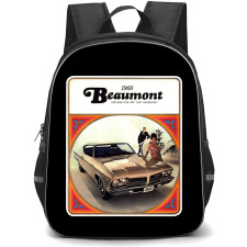 1969 Beaumont Backpack School Bag StudentPack - 1969 Beaumont Vintage Advertisement Poster Sticker