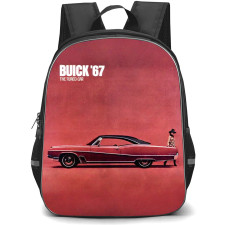 1967 Buick Wildcat Backpack School Bag StudentPack - 1967 Buick Wildcat Custom Sport Coupe Vintage Magazine Poster