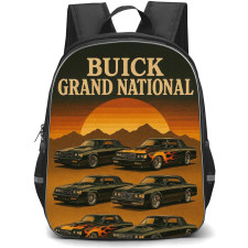 Buick Grand National Backpack School Bag StudentPack - Buick Grand National Retro Illustration Art Poster
