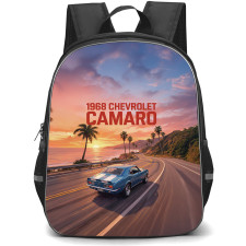 1968 Chevrolet Camaro Backpack School Bag StudentPack - 1968 Chevrolet Camaro Sunset Drive Poster