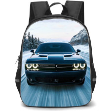 2017 Dodge Challenger GT Challenger Backpack School Bag StudentPack - 2017 Dodge Challenger GT AWD Winter Highway Front Poster