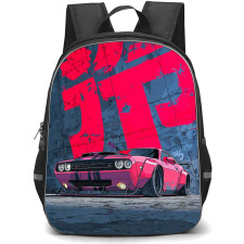 Dodge Challenger Backpack School Bag StudentPack - Dodge Challenger Custom Widebody Graffiti Wall Poster