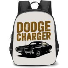 1969 Dodge Charger RT Hellcat Backpack School Bag StudentPack - 1969 Dodge Charger RT Hellcat Black Aesthetic Poster