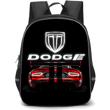 Dodge Viper Backpack School Bag StudentPack - Dodge Viper ACR Rear Wing Red Black Racing Beast Poster
