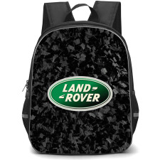 Land Rover Backpack School Bag StudentPack - Land Rover Logo On Forged Carbon Fiber Background